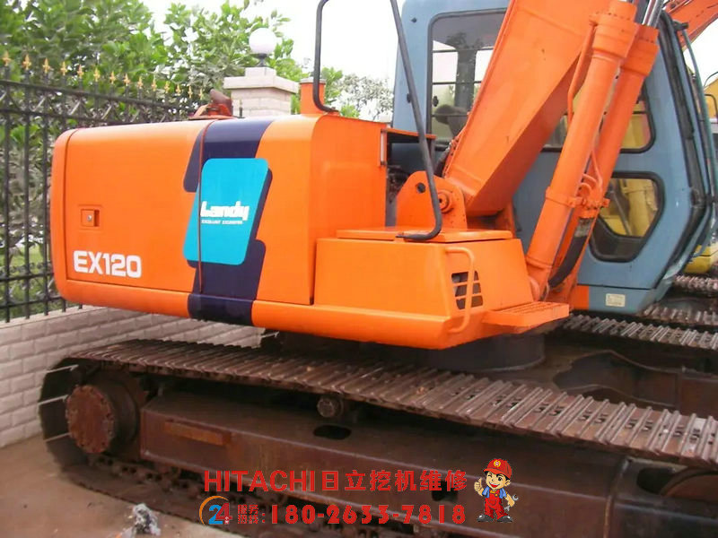 日立EX120挖掘机改泵改阀